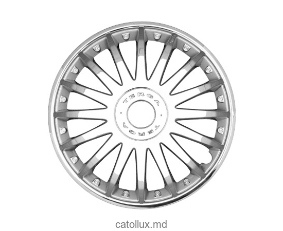 Колпаки 14 TERGA CHROM silver 