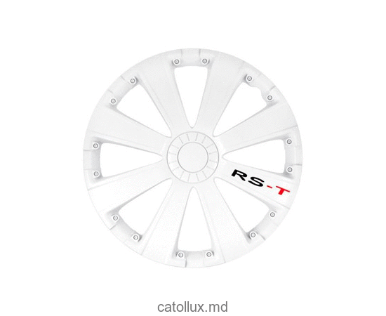 Колпаки для колес  15 RS-T White 