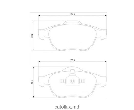 DBS2568 (T1690) *  Renault Megane II,Scenic II 2005- fata 