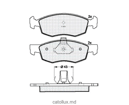 DBS2407 (T1345) * Dacia Logan 06-, Sandero 08- fata 