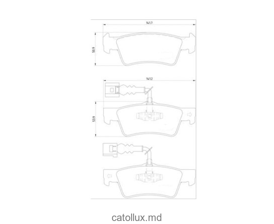 DBS2555 (T1609) * VW Touareg , Transporter T5 spate 