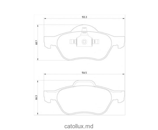 DBS2567 (T1693) * Renault Megane II,Scenic II,Laguna III -2006 fata 