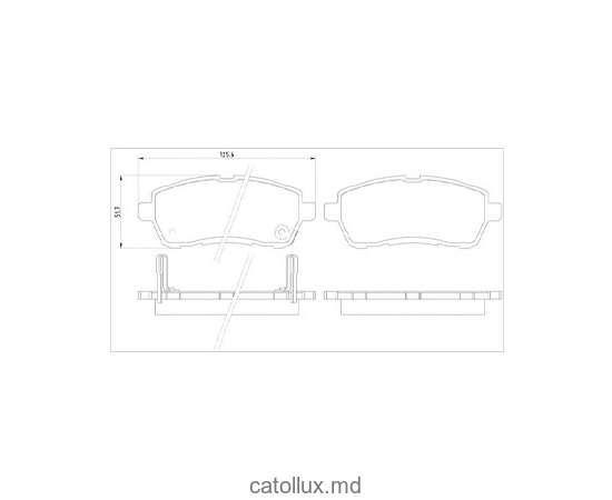 DBS2575 (SP 384) (T1778) * Ford Fiesta / Mazda 2 (07-) fata 