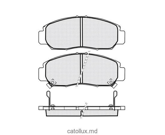 DBS3255 (SP 628) (Т1411)* Honda Stream, Legend fata 