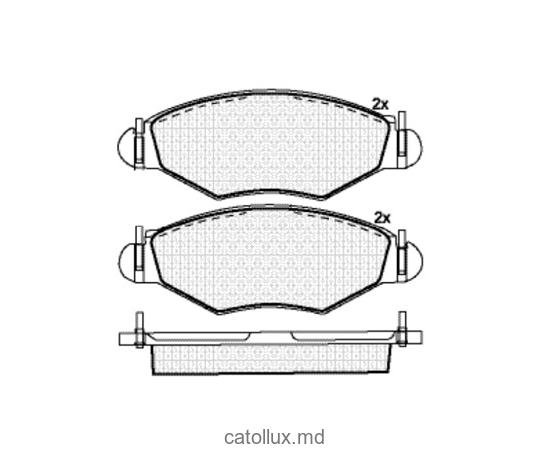 DBS2392 (SP 489) (T1245)*  Peugeot 206, 206+ fata 