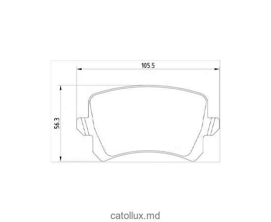 DBS2565* (T1699) * VW Passat,Tiguan (08-) fata 