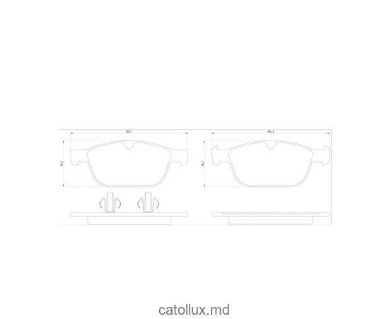 DBS2611 (GDB1821) * Volvo XC60 2008- fata 