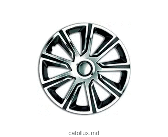 Колпаки 14 VERON CROME&BLACK CHROME 