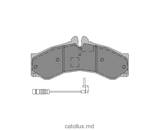 Placute frana Mercedes Sprinter 412-414 / VW LT 46 25700/DBS2018 (SP132) (C4068) 