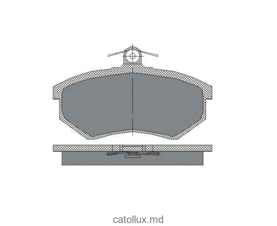 Колодки  пер. 20800/DBS2081  (SP175) (T5050)   VW Caddy,Golf III,Passat III 