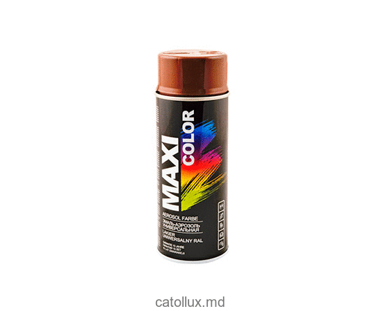 Аэрозольная краска MX8011 Maxi Color RAL8011 коричневый 400ml 