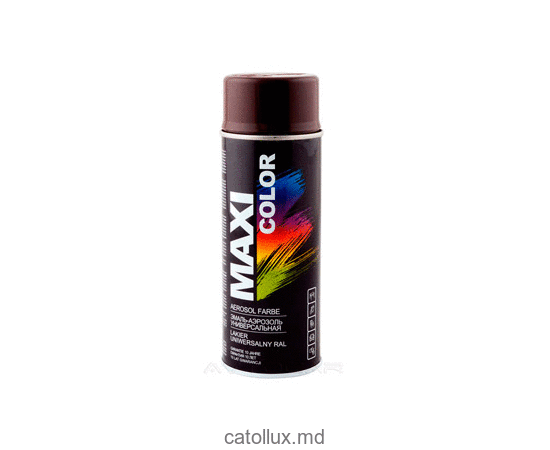 Аэрозольная краска MX8017 Maxi Color RAL8017 шоколадно-коричневый 400ml 