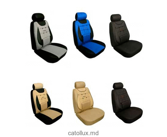 Huse scaun cu nasturi Ecostar 1+1 (fata) 