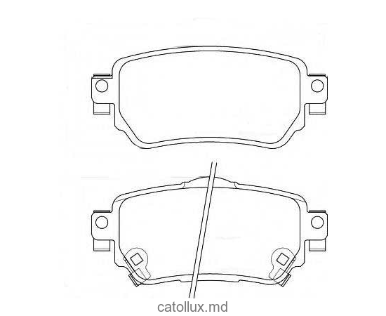 T2343 Nissan Qashqai II 2013- ,Renault Kadjar placute spate 
