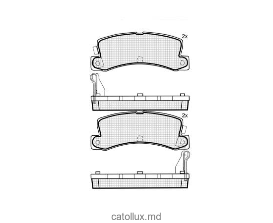 Колодки DBS3025 SP106 T0017 