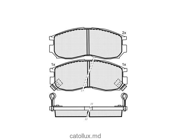 Placute frana DBS3029 SP133 T0398 Mitsubishi Colt Galant Lancer Space Wagon fata 