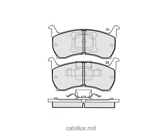 Колодки DBS3019 SP147 T0322 