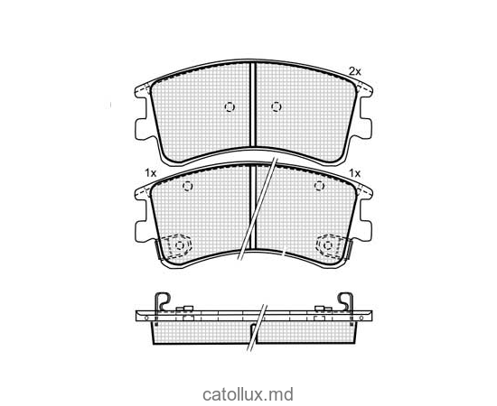 Placute frana DBS3067 SP444 T1429  Mazda 6 -07 fata 