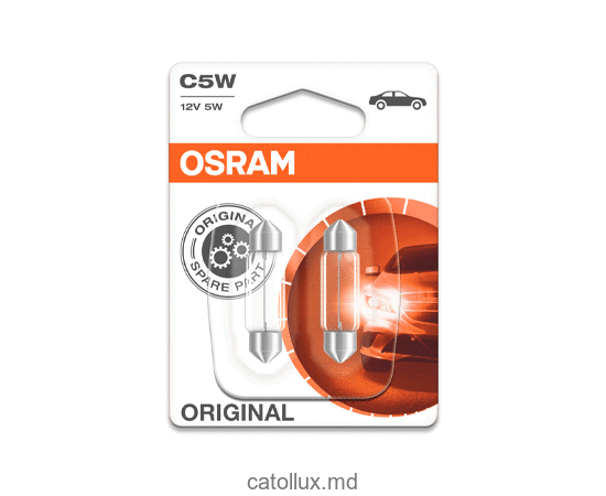 Автолампа Osram 6418-02B Original Line SV8.5-8  C5W 