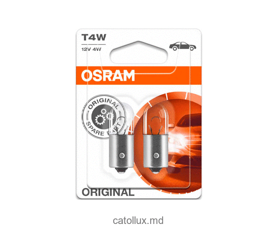 Лампа Osram 3893-02B 4W 12V BA9S T4W 