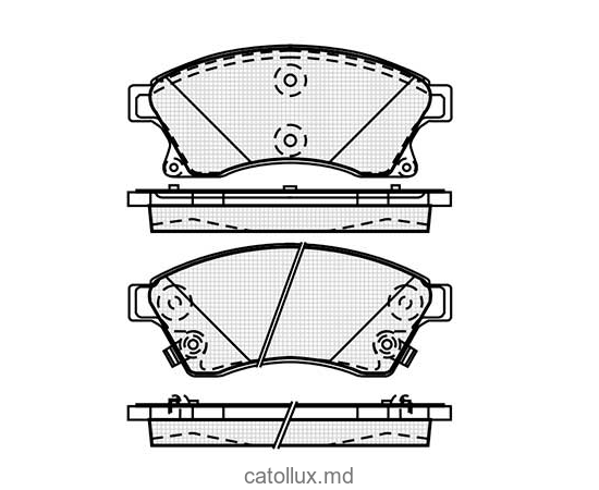 Тормозные колодки DBS3384 (T1958) * Chevrolet Cruze / Opel Astra 09-  пер.. 
