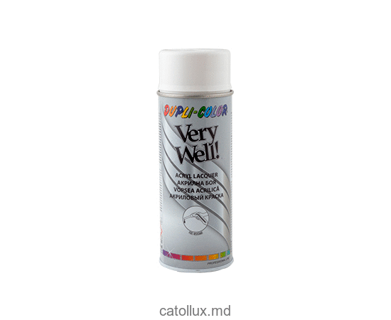 Dupli Color VW90100 vopsea email universala Very Well alba 400 ml 