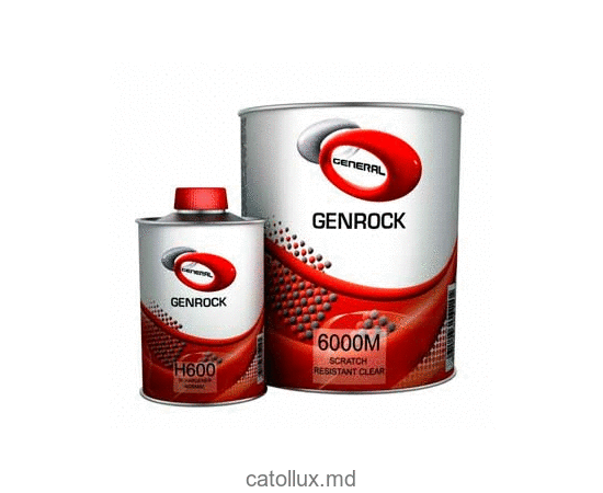 Лак+Отвердитель 6000HS Clear Top Coat 1L. H600 P.U. Hardener Normal 500ml. 