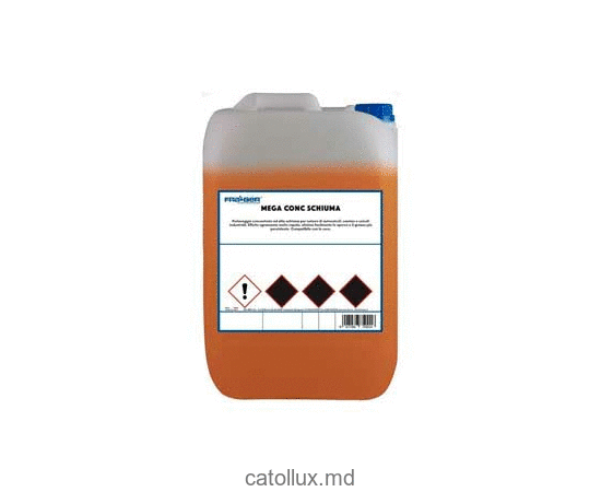 Высокопенный автошампунь Fra-Ber 73574 Mega Conc Schiuma  10kg  Высокопенный автошампунь Fra-Ber 73574 Mega Conc Schiuma  10kg
