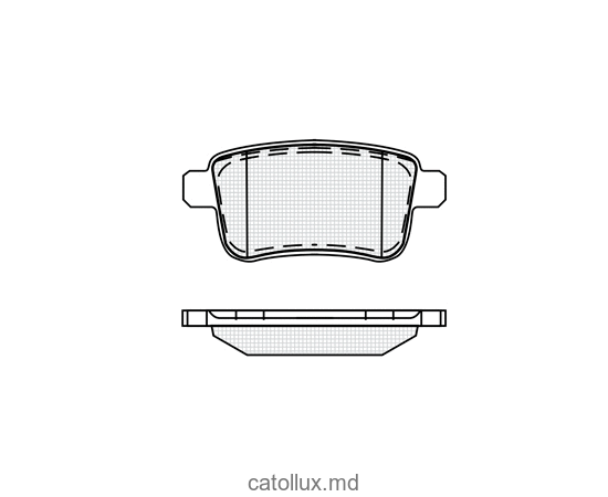Тормозные колодки DBS2561 (SP491) (T1774) * Renault Kangoo (08-) зад. 