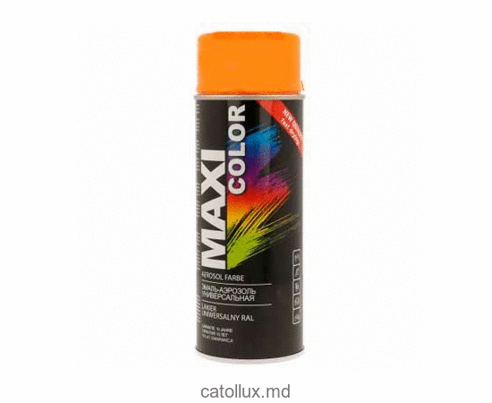 Аэрозольная краска Maxi Color MX2003  RAL2003 Оранжевый 400ml 