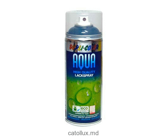 Vopsea pe baza de apa Dupli Color AQUA RAL9005 Black matt 350 ml 