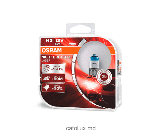 Автолампа OSRAM 64151 NL +150%  H3 12V 55W 