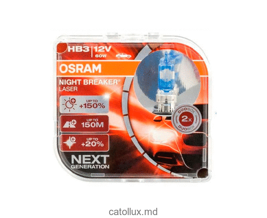 Bec auto OSRAM 9005 NL +150%  HB3 12V 60W 