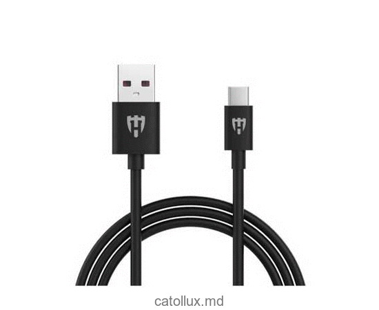 Cablu de incarcare HELMET  HL-112BK Basic Type C Cable-1m. Black 
