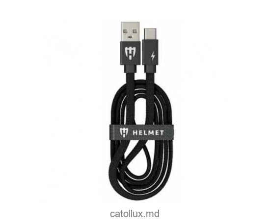 Cablu HL-CF223BK / HELMET Kevlar Flat Type C Cable-1m 