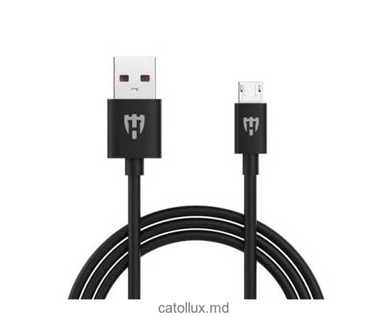 Cablu de încarcare pentru Android HELMET HL-111BK Basic Micro USB Cable-1m. Black 