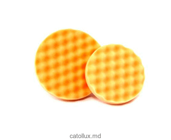 Антиголографическая губка, оранжевая, вафельная 