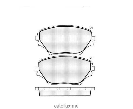 Тормозные колодки DBS3245 SP308 T1281 Toyota RAV 4  2000-2005 пер. 