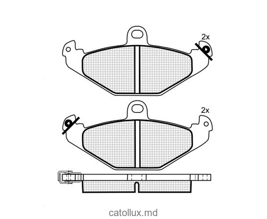Тормозные колодки DBS2104 SP298 T9037 