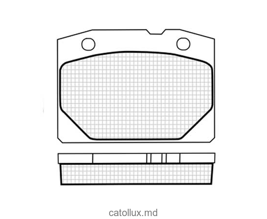Placute frana DBS5002 SP102 T0810 Lada 2101 - 2107 fata 