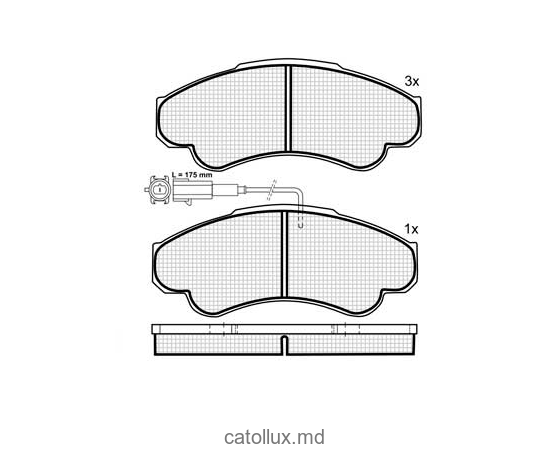 Тормозные колодки DBS2108 SP322 T1355 