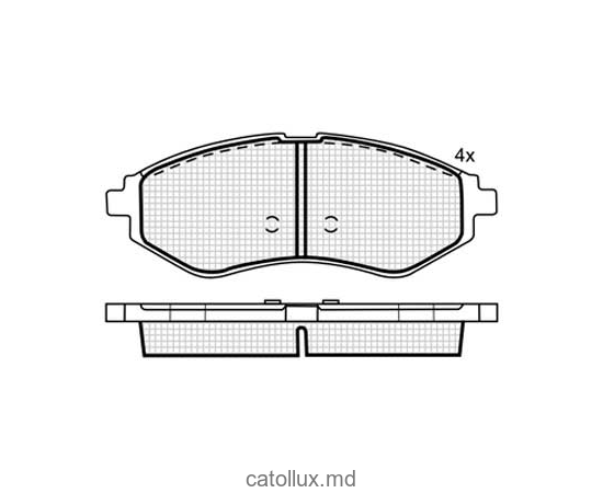 Колодки DBS3261 SP290 T3137 Chevrolet Aveo / Daewoo Kalos пер. 