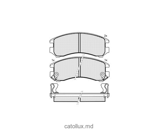 Placute frana DBS3053 SP263 T3078 