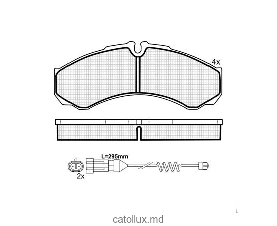 Placute frana DBS2019 SP212 C4030 