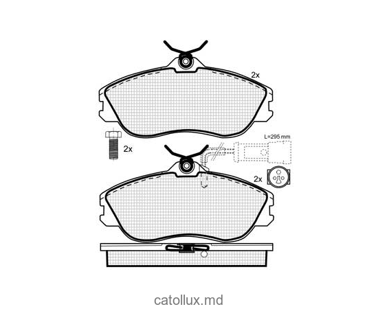 Placute frana DBS2103 SP235 T5052 