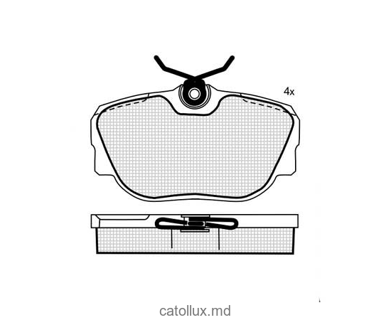 Placute frana DBS2056 SP144 T5035 BMW 3 (E30) fata,VW T4 spate 