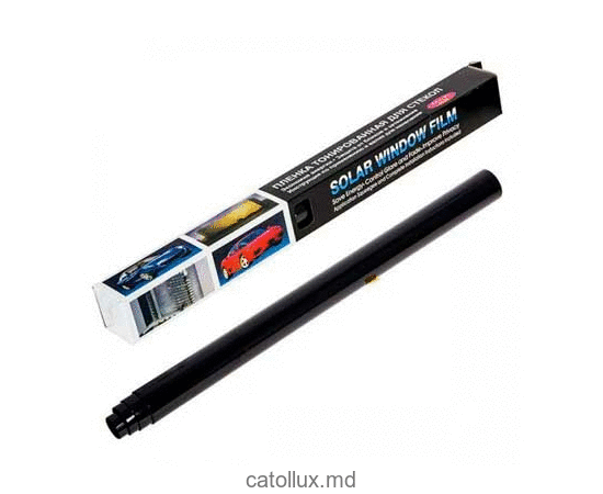 Pelicula tonare geamuri auto Solar Window Film Black 25% 3 метра 50cm 