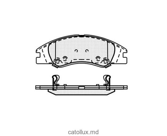 Placute frana DBS3283 T1519 Kia Cerato II Spectra fata 