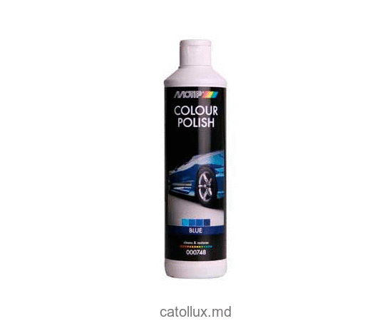 Полироль Motip 000748BS Colour polish blue 500ml 