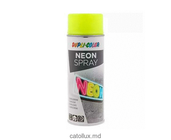Краска аэрозольная DUPLI COLOR 194818 Neon spray lemon yellow 400 ml 